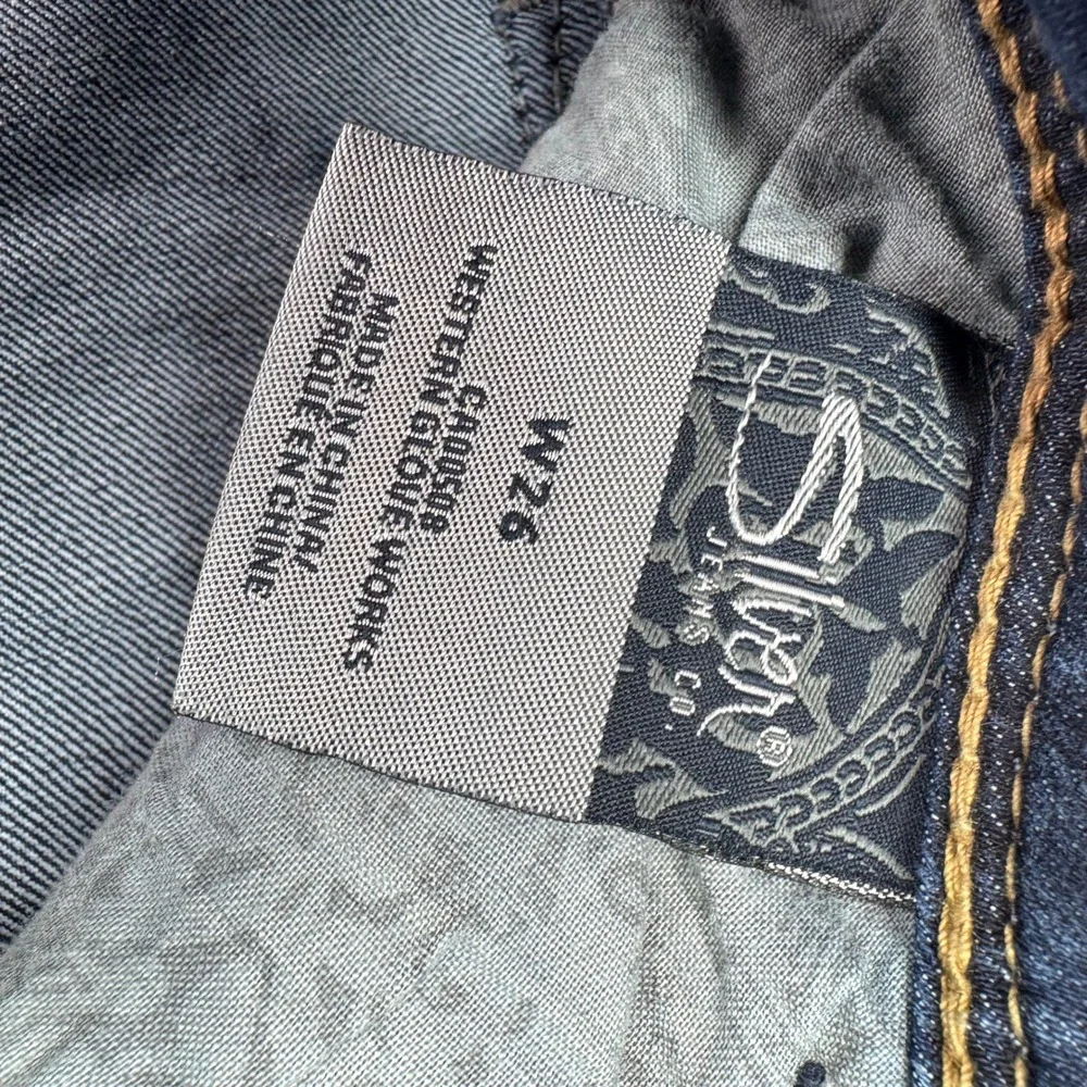Silver Jeans Co Camden Rose Bermuda Shorts Dark Wash Denim Womens 29 L5021SSR470